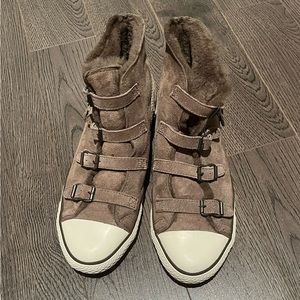 Ash brown sneakers